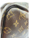 Louis Vuitton Brown Coated Canvas Adjustable Strap LV Monogram Gold Hardware Bag Brown / L