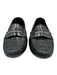 Philipp Plein Shoe Size 40 Black Leather Upper Croc Embossed Logo Detail Loafers Black / 40