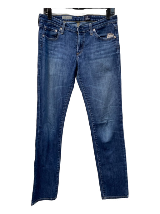 Adriano Goldschmied Size 29 Dark Wash Cotton Blend Mid Rise Skinny Zip Fly Jeans Dark Wash / 29