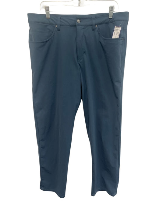 Lululemon Size 35 Blue Polyester Solid Men's Pants Blue / 35
