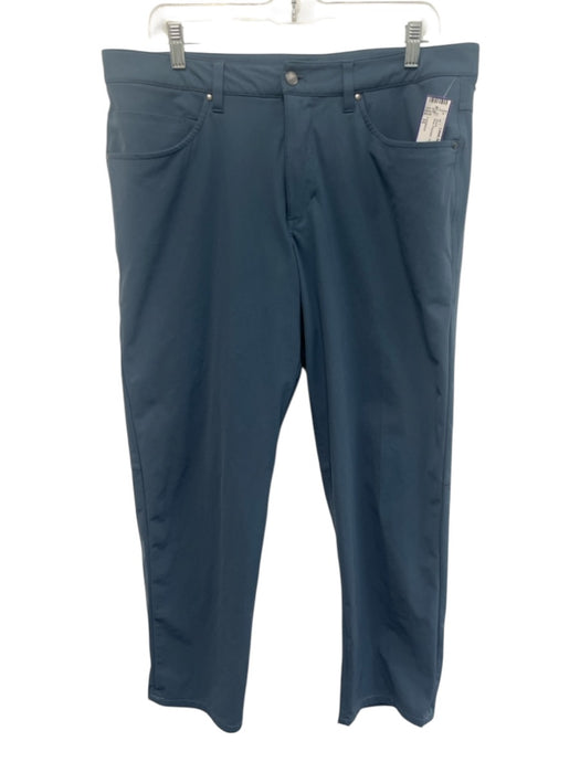 Lululemon Size 35 Blue Polyester Solid Men's Pants Blue / 35