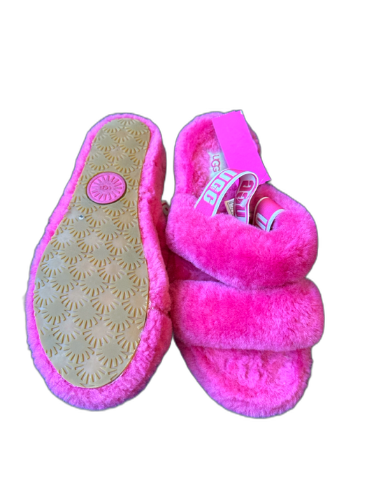 Ugg Shoe Size 9 Magenta shearling Platform Slipper Mules Magenta / 9
