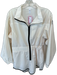 Alo Size S Cream & Black Nylon Front Zip Long Sleeve Elastic Waist Romper Cream & Black / S