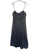 We The Free Size Est XS/S Gray Cotton Spaghetti Strap Button Down Denim Dress Gray / Est XS/S