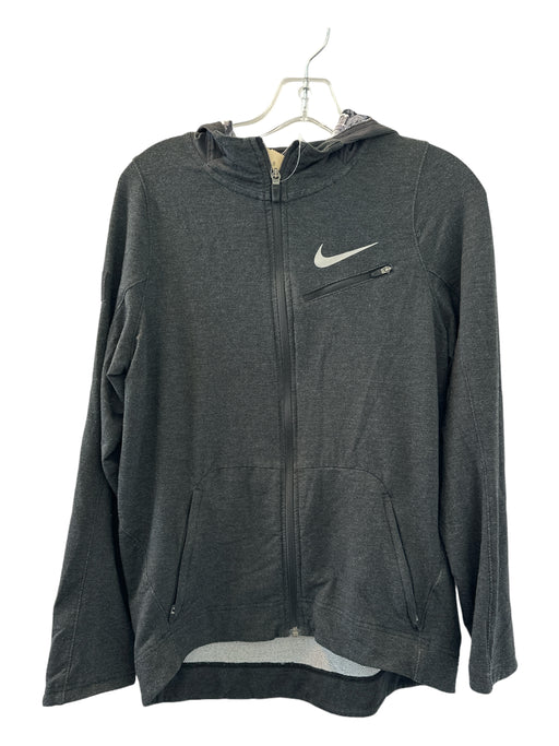 Nike Size XL Charcoal Cotton Hood Men's Jacket XL