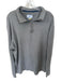 Southern Tide Size L Grey Poly Blend Quarter Zip Collar Jacket Grey / L