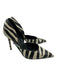 Marc Fisher Shoe Size 8.5 Black & White Snake Embossed Pointed Toe D'Orsay Pumps Black & White / 8.5