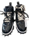 Off White Shoe Size 7 Black & White Patent Lace Up cleats Unisex High Top Shoes Black & White / 7