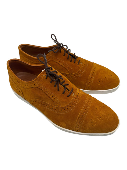 Allen Edmonds Shoe Size 11.5 Orange Suede Low Top Men's Shoes 11.5