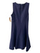 Theory Size 2 Navy Blue Wool Sleeveless Back Zip Dress Navy Blue / 2