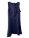 Theory Size 2 Navy Blue Wool Sleeveless Back Zip Dress Navy Blue / 2