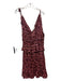 Ulla Johnson Size 4 purple & pink Cotton & Silk Floral Tassle Detail Dress purple & pink / 4