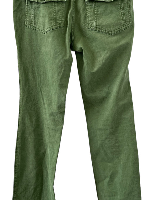 Pilcro Size 25 Army Green Cotton High Rise Button Fly Cargo Pants Army Green / 25