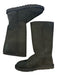 Ugg Shoe Size 6 Black Suede Shearling Lined tall Boots Black / 6