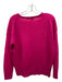 360 Cashmere Size XS Hot pink Cashmere V Neck Long Sleeve Top Hot pink / XS