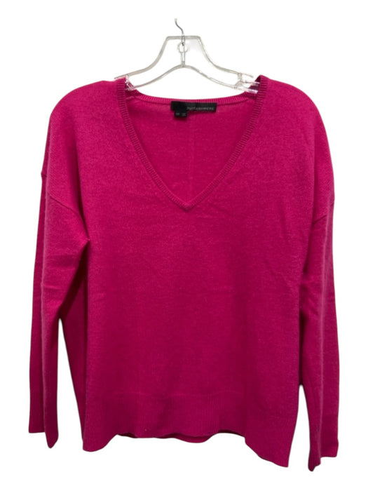 360 Cashmere Size XS Hot pink Cashmere V Neck Long Sleeve Top Hot pink / XS