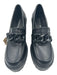Madden Girl Shoe Size 8.5 Black Faux Leather Buckle Loafer Platform Pumps Black / 8.5