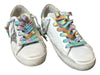Golden Goose Shoe Size 35 White & Multi Leather Tie Dye Glitter Sneakers White & Multi / 35