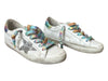 Golden Goose Shoe Size 35 White & Multi Leather Tie Dye Glitter Sneakers White & Multi / 35