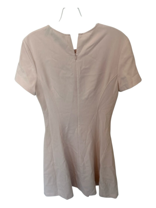 Theory Size 2 Blush Triacetate Short Sleeve Back Zip Dress Blush / 2