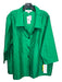 Caroline Rose Size 2XL Green Silk Button Up Top Green / 2XL