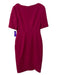 LK Bennett Size 6 Magenta Polyester Back Zip Dress Magenta / 6