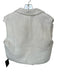 Lulus Size L White Shell Mini Sleeves Button up Short Set White / L