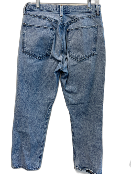 Agolde Size 29 Blue 100% Cotton Denim High Rise Straight Crop Jeans Blue / 29