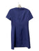 Theory Size 4 Violet Polyester Scoop Neck Short Sleeve Back Zip Dress Violet / 4