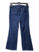 Theory Size 4 Med Dark Wash Cotton Blend Mid Rise Flare Zip Fly Jeans Med Dark Wash / 4