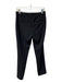 Theory Size 4 Black Polyester Blend Zip Fly Side Pockets Tapered Trouser Pants Black / 4