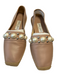 Jimmy Choo Shoe Size 37 Pink Leather Pearl Detail Square Almond Toe Loafer Shoes Pink / 37