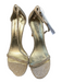 Stuart Weitzman Shoe Size 6.5 Champagne Manmade Material open toe Stiletto Shoes Champagne / 6.5