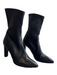 Stuart Weitzman Shoe Size 6 Black Leather Heel Pointed Toe above ankle Booties Black / 6
