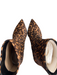 Tamara Mellon Shoe Size 37 Brown & Black Calf hair Animal Print Back Zip Booties Brown & Black / 37