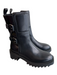 Tamara Mellon Shoe Size 37 Black Leather Moto Side Zip Lug Sole Boots Black / 37