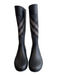 Burberry Shoe Size 7 Black & Gray Rubber Plaid Knee High Novacheck Lined Boots Black & Gray / 7