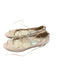 Manolo Blahnik Shoe Size 36.5 Peach Suede Peep Toe lace up Flat Shoes Peach / 36.5