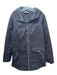 Athleta Size S Black & Blue Nylon Long Sleeve Hood Zip Up Coat Black & Blue / S