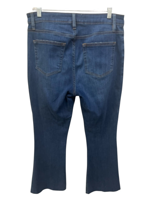 Frame Size 29 Medium Wash Cotton & Lyocell Boot Cut Mid Rise Crop Jeans Medium Wash / 29