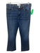 Frame Size 29 Medium Wash Cotton & Lyocell Boot Cut Mid Rise Crop Jeans Medium Wash / 29
