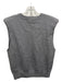 endless rose Size M Gray Viscose Blend Sleeveless Padded Shoulders Crew Neck Top Gray / M