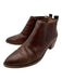 Madewell Shoe Size 8.5 Dark Brown Leather Chelsea Midi Block Heel Stacked Boots Dark Brown / 8.5
