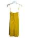 Tory Burch Size 6 Yellow Acetate Blend Tie Front Strapless Mini Back Zip Dress Yellow / 6