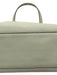 Coach White Leather Pebbled Solid hand bag Bag White