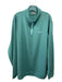 Peter Millar Size XXL Green Polyester Solid Logo 1/4 zip Men's Jacket XXL