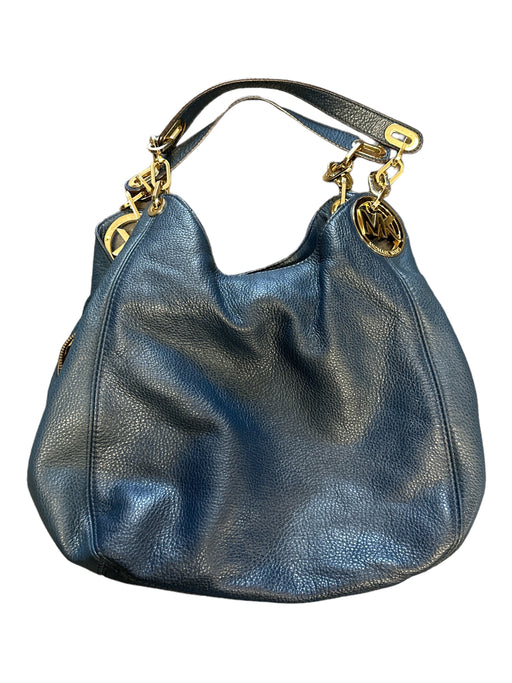 Michael Michael Kors navy & gold Leather Top Handles Chain Bag navy & gold / M
