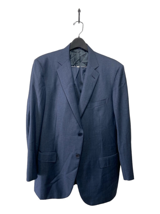Ermenegildo Zegna Navy Wool 2 Button Men's Suit Est 46