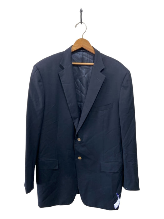 Ermenegildo Zegna Navy Solid 2 Button Men's Blazer Est 46