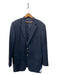 Ermenegildo Zegna Navy Solid 2 Button Men's Blazer Est 46